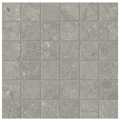 MILEstone - 2"x2" EcoStone Cross-Cut FOSSIL Porcelain Mosaic Tile (Matte Finish)