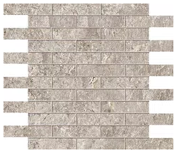 MILEstone - 1"x4" Farmhouse Living PEWTER Porcelain Brick Mosaic Tile (Matte Finish)