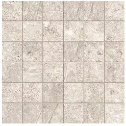 MILEstone - 2"x2" Farmhouse Living ALABASTER Porcelain Mosaic Tile (Matte Finish)