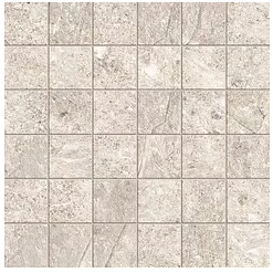 MILEstone - 2"x2" Farmhouse Living ALABASTER Porcelain Mosaic Tile (Matte Finish)