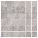 Portobello - 2"x2" STORM GRAY Porcelain Mosaic Tile (Matte Finish - 12"x12" Sheet)