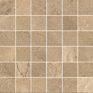 Happy Floors - 2"x2" Berwyn IVORY Porcelain Mosaic Tile (Matte Finish - 12"x12" Sheet)