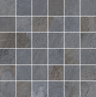Happy Floors - 2"x2" Berwyn BLUESTONE Porcelain Mosaic Tile (Matte Finish - 12"x12" Sheet)
