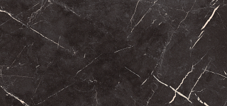 Unicom Starker - 12"x24" Marmorea NERO MARQUINA Porcelain Tile (Satin Finish - Rectified Edges)