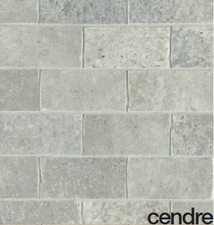 Unicom Starker - 16"x24" Dordogne CENDRE Porcelain Tile (Matte Finish)