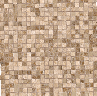 Unicom Starker - 1/2"x1/2" Dordogne MIX A Porcelain Mosaic Tile (Matte Finish - 12"x12" Sheet)