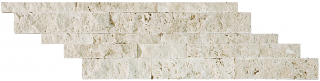 Cambria Strips Ivory Travertine Split Face Panel
