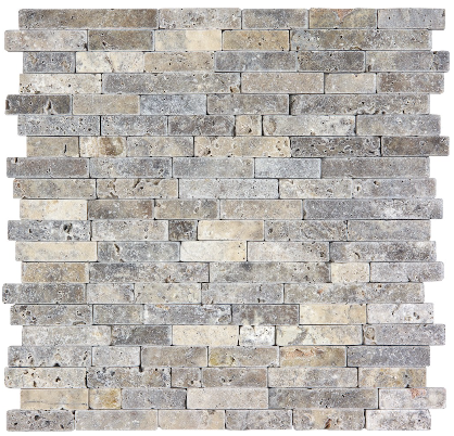 SILVER ASH Tumbled Travertine