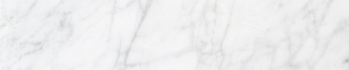 3"x12" Bianco Carrara Honed Marble Tile
