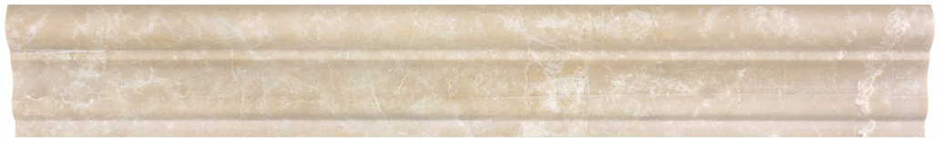 2"x12" Allure Crema Polished Marble Chair Rail Molding