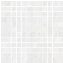 Happy Floors - 1"x1" Dolomite White Natural Mosaic (12"x12" Sheet)