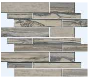 Happy Floors - Exotic Stone Fossil Natural Muretto Mosaic (12"x12" Sheet)