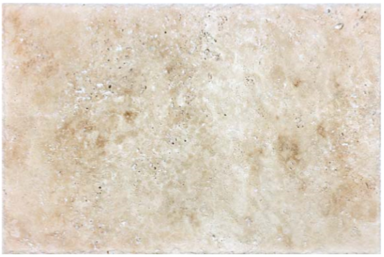 16"x24" Walnut Travertine Brushed & Chiseled Tile 73-535