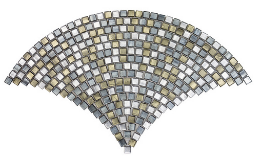 Anthology - Fantasy Zepher Fanfare Glass Mosaic Tile (0.446 SF/PC)