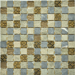 Milstone - 1"x1" Sari Mosaic (11.8"x11.8" Sheet)
