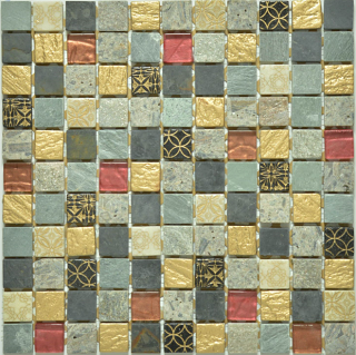 Milstone - 1"x1" Polinyo Mosaic (11.8"x11.8" Sheet)