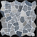 Milstone - Palladiana Light Grey Mosaic  (11.2"x11.2" Sheet)