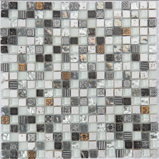 Milstone - 0.6"x0.6" Samanta Mosaic (11.8"x11.8" Sheet)