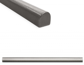 Questech - 3/4"x12" Cast Metal Brushed Nickel Soho Pencil Liner