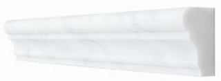 2"x12" Bianco Carrara Polished Ogee Marble Molding