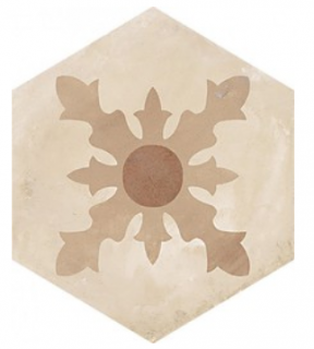 Marca Corona - 8"x8" Terra Cardinale Deco C Hexagon