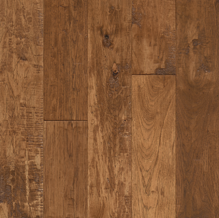 Hartco - American Scrape 3/4"x5" Gold Rush Solid Hickory Hardwood Flooring