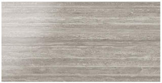 Atlas Concorde - 11-3/4"x23-5/8" Marvel Pro Travetino Silver Polished Porcelain Tile (Rectified Edges)