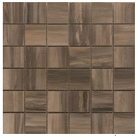 Happy Floors - 2"x2" Paint Stone Brown Mosaic (12"x12" Sheet)