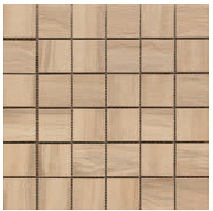 Happy Floors - 2"x2" Paint Stone Beige Mosaic (12"x12" Sheet)