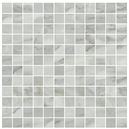 Happy Floors - 1"x1" Bardiglio Grigio Natural Mosaic (12"x12" Sheet)