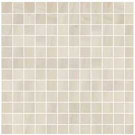 Happy Floors - 1"x1" Dolomite Beige Natural Mosaic (12"x12" Sheet)