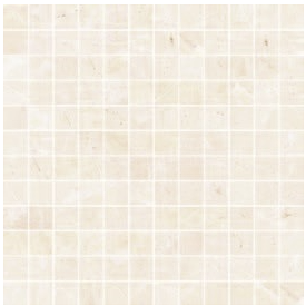 Happy Floors - 1"x1" Arona Bianco Natural Mosaic (12"x12" Sheet)