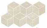 Happy Floors - Arona 3D Hexagon Beige Polished Mosaic (7"x12.6" Sheet)