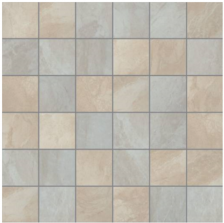 Happy Floors - 2"x2" Sonoma Wind Mosaic (12"x12" Sheet)