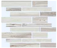 Happy Floors - Exotic Stone Arctic Natural Muretto Mosaic (12"x12" Sheet)