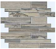 Happy Floors - Exotic Stone Fossil Polished Muretto Mosaic (12"x12" Sheet)