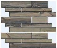 Happy Floors - Exotic Stone Tundra Natural Muretto Mosaic (12"x12" Sheet)