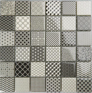 Milstone - Checkmate Mosaic (11.81"x11.81" Sheet)