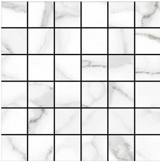 Happy Floors - 2"x2" Alsacia Mosaic Tile (12"x12" Sheet)
