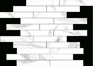Happy Floors - Alsacia Muretto Mosaic Tile (12"x16.5" Sheet)
