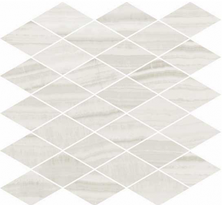 Happy Floors - Onyx Milk Rhomboid Natural Mosaic Tile (12-1/2"x13-1/2" Sheet)