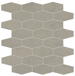 Marazzi - Classentino Marble 2"x3" Coliseum Gray Linear Hex Matte Mosaic