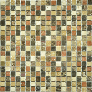 Milstone - 0.6"x0.6" Carmel Polished Mosaic (12"x12" Sheet)