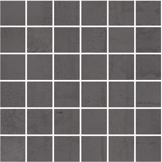 Happy Floors - 2"x2" Iron Anthracite Mosaic Tile (12"x12" Sheet)