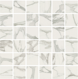Happy Floors - 2"x2" Stratus Grigio Natural Mosaic Tile (12"x12" Sheet)