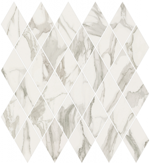 Happy Floors - Stratus Grigio Rhomboid Natural Mosaic Tile (12-1/2"x13-1/2" Sheet)