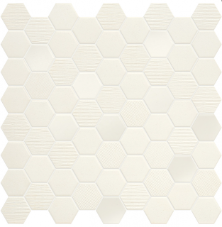 Terratinta - Hexa 1-1/2" Cotton Candy Hexagon Mix Porcelain Mosaic Tile TTBST01MHMIX