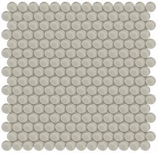 Anatolial - Bliss Element Earth Penny Round Glass Mosaic Tile