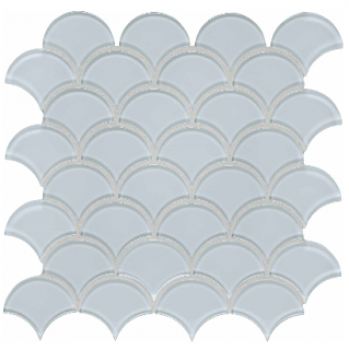Anatolia - Bliss Element Skylight Scallop Glass Mosaic Tile