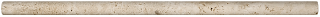 5/8"x12" Ivory Travertine Honed Mini Pencil Molding